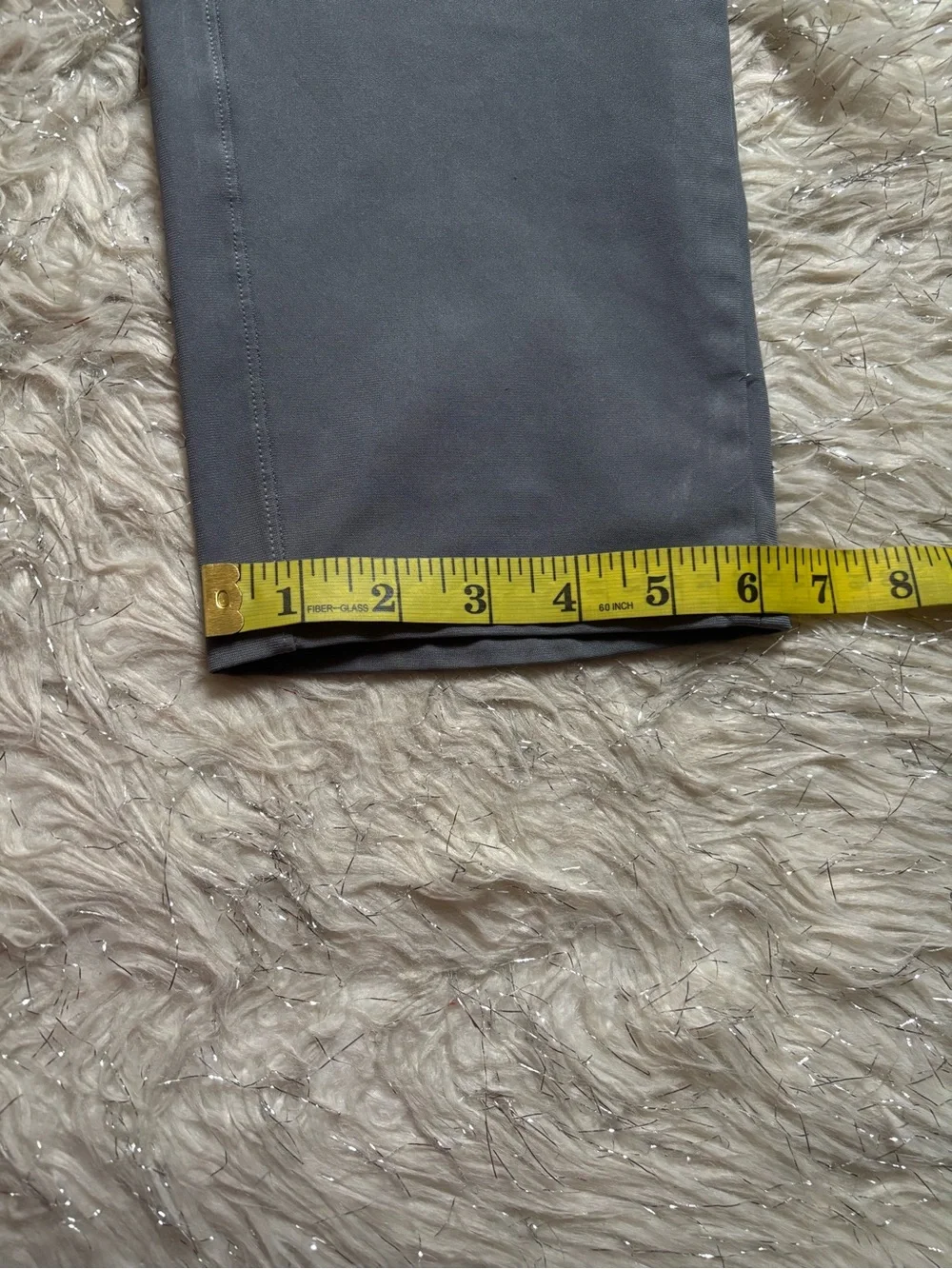 Lululemon Athletica Men's Gray Slim-Fit Stretch Warpstreme Pants Size 32